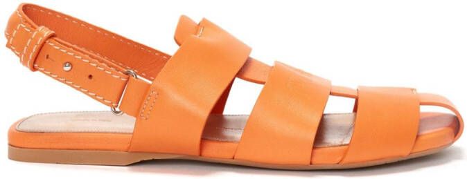 JW Anderson Leren sandalen Oranje