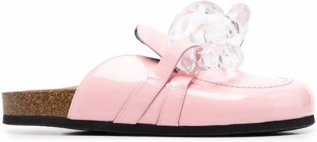 JW Anderson Loafers met ketting Roze