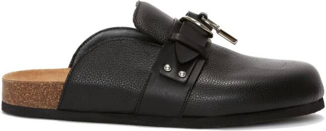 JW Anderson Padlock leren pumps Zwart