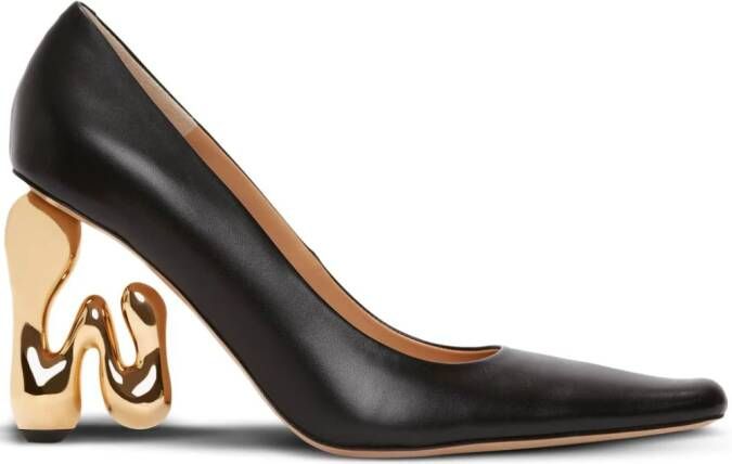 JW Anderson JW Bubble Heel leren pumps Zwart