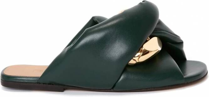 JW Anderson Sandalen van imitatieleer Groen