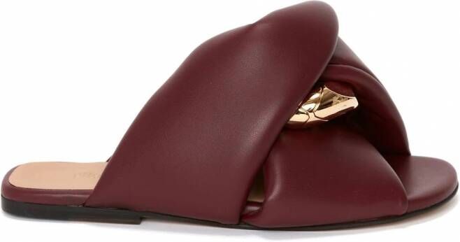 JW Anderson Sandalen van imitatieleer Rood