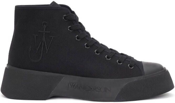 JW Anderson Sneakers met geborduurd logo Zwart