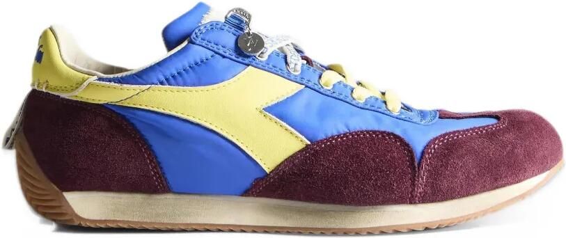 JW Anderson x Diadora Equipe suede-panelled sneakers Blauw