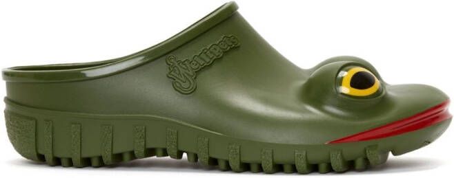 JW Anderson x Wellipets klompen met ronde neus Groen