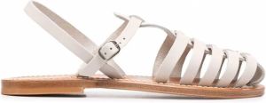 K. Jacques Adrien leren sandalen Beige