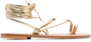 K. Jacques Archibald metallic sandalen Goud