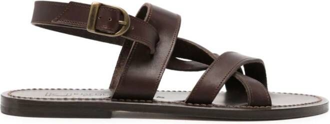 K. Jacques Jonas leren sandalen Bruin