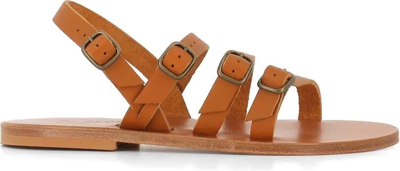 K. Jacques Aldwin sandalen met bandjes Beige