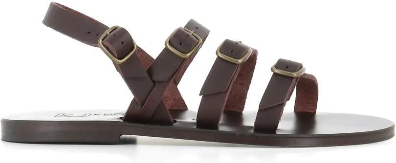 K. Jacques Aldwin sandalen met bandjes Bruin