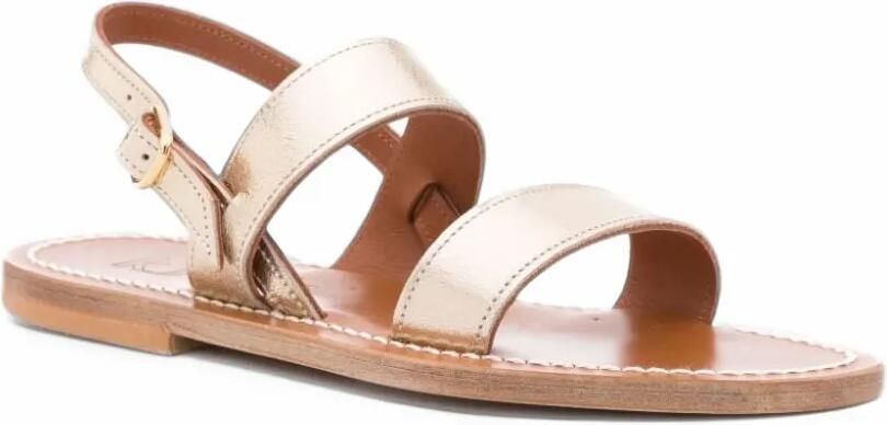 K. Jacques Barigoule double-strap sandals Goud - Foto 3
