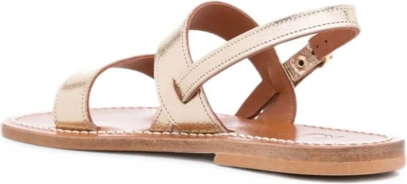 K. Jacques Barigoule double-strap sandals Goud - Foto 4