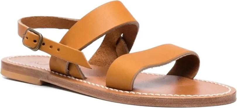 K. Jacques Barigoule leren sandalen Beige - Foto 3