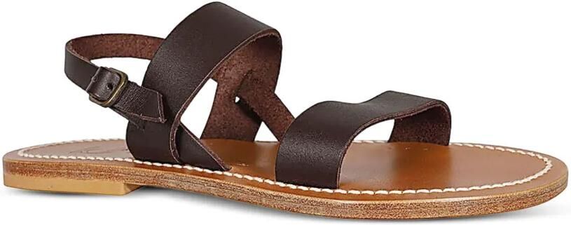 K. Jacques Barigoule leren sandalen Bruin - Foto 3