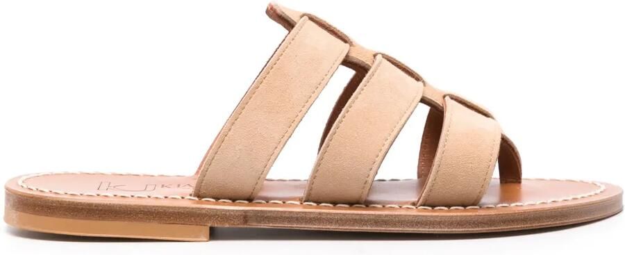 K. Jacques Dolon gekooide sandalen Beige