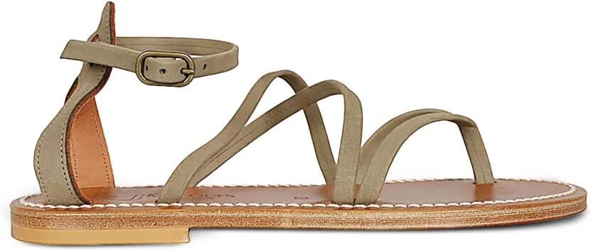 K. Jacques Epicure platte sandalen Groen