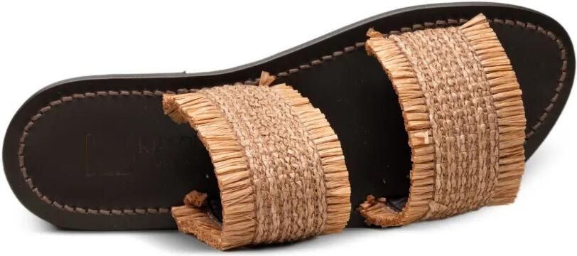 K. Jacques Hadrine sandalen met franje Beige - Foto 4