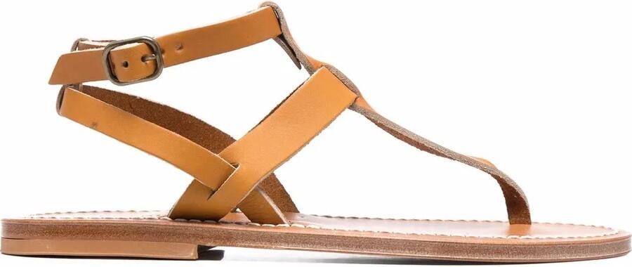K. Jacques Kepri sandalen met bandje Bruin