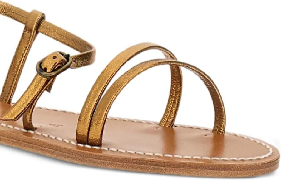 K. Jacques Leren sandalen Goud - Foto 2