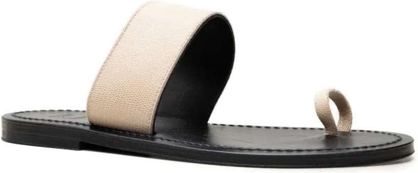 K. Jacques Nagoya sandalen met teenbandje Beige - Foto 3