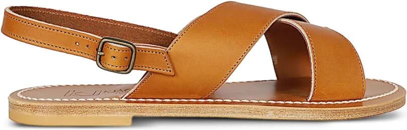 K. Jacques Osorno sandalen met gekruiste bandjes Bruin