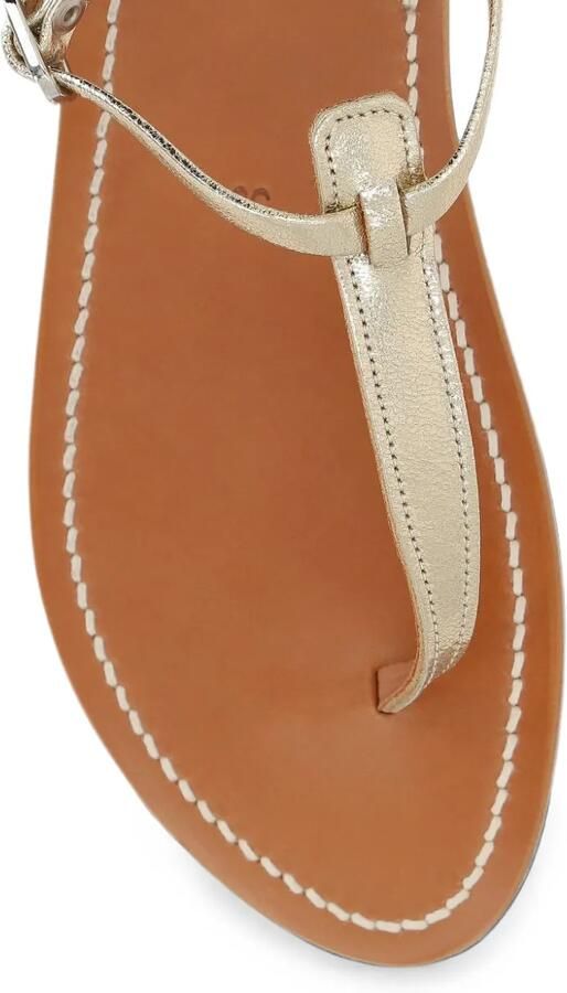 K. Jacques Picon metallic leren sandalen Goud - Foto 4