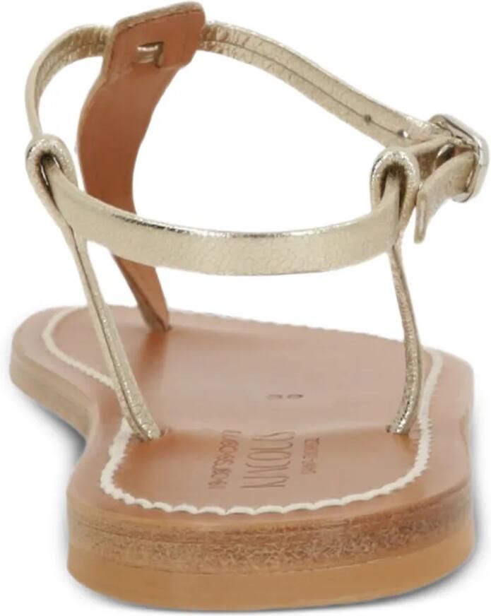 K. Jacques Picon metallic leren sandalen Goud - Foto 3
