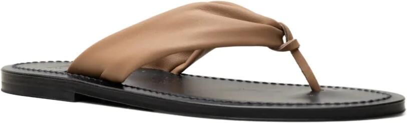 K. Jacques Saba leren sandalen Bruin - Foto 4