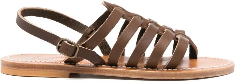 K. Jacques Sandalen met bandjes Bruin