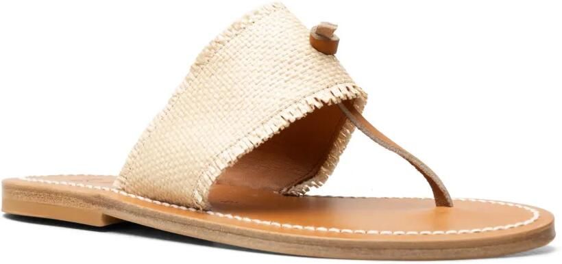 K. Jacques Wouri geweven sandalen Beige - Foto 2