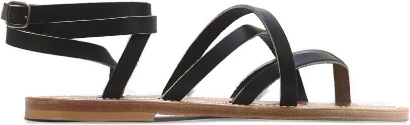 K. Jacques Zenobie sandalen met meerdere bandjes Zwart