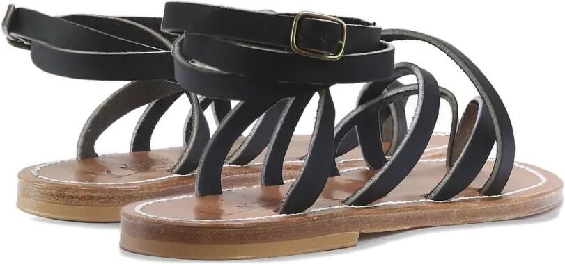 K. Jacques Zenobie sandalen met meerdere bandjes Zwart - Foto 3