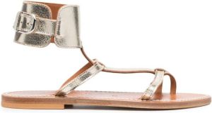 K. Jacques Metallic sandalen Goud