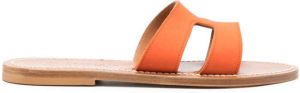 K. Jacques Sandalen met bandjes Oranje