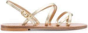 K. Jacques Talara leren sandalen Goud