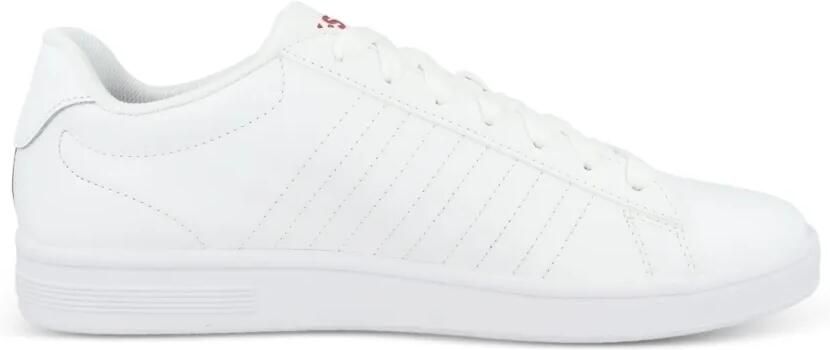 K-Swiss Court Shield gestreepte sneakers Wit