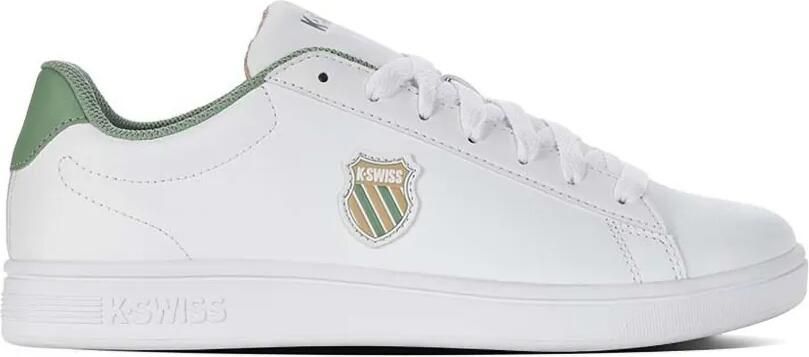 K-Swiss Court Shield II sneakers met logo-patch Wit