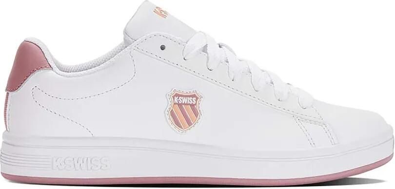 K-Swiss Court Shield II sneakers met logo-patch Wit