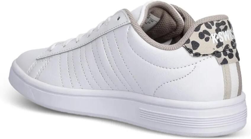 K-Swiss Court Shield II sneakers met luipaardprint en vlakken Wit - Foto 2