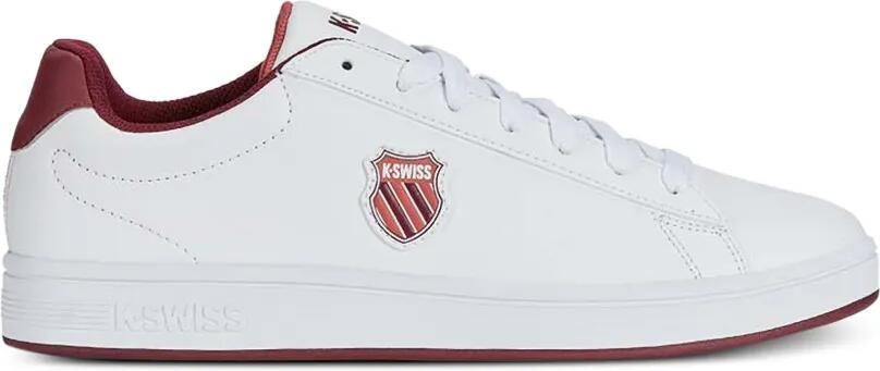 K-Swiss Court Shield sneakers met logo-patch Wit