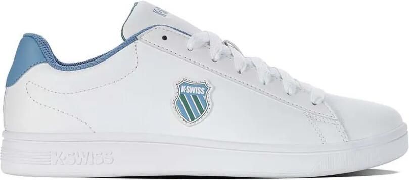 K-Swiss Court Shield sneakers met logo-patch Wit