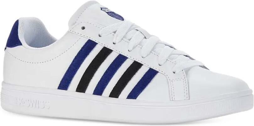 K-Swiss Court Tiebreak gestreepte sneakers Wit - Foto 3
