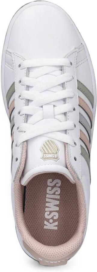K-Swiss Court Tiebreak II sneakers met zijstreep Wit