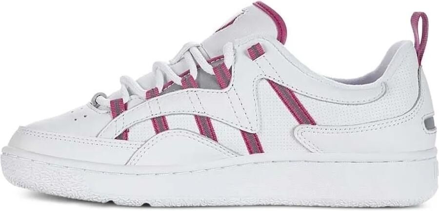 K-Swiss Gestreepte leren sneakers Wit
