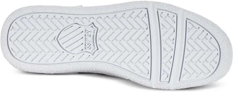 K-Swiss Gestreepte leren sneakers Wit - Foto 4