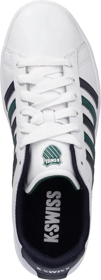 K-Swiss Gestreepte leren sneakers Wit - Foto 3