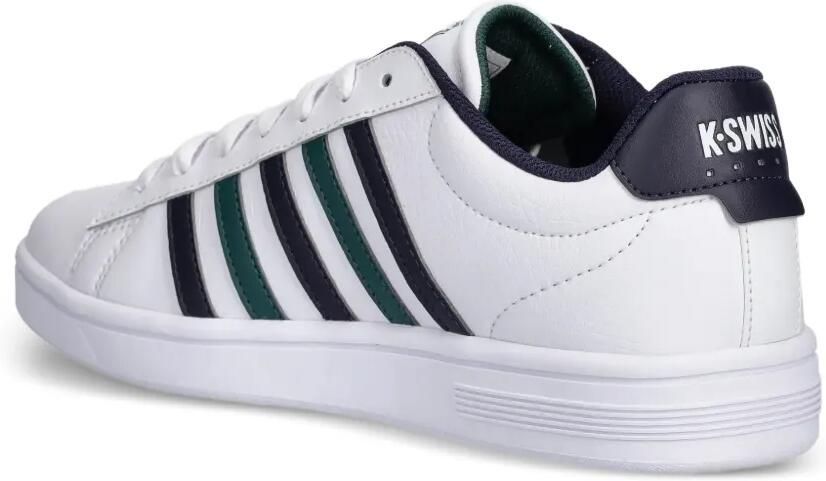 K-Swiss Gestreepte leren sneakers Wit - Foto 2