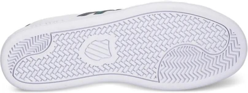 K-Swiss Gestreepte leren sneakers Wit - Foto 4
