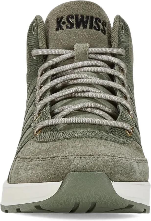 K-Swiss High-top sneakers met suède vlakken Groen - Foto 3