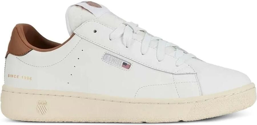 K-Swiss Leren low-top sneakers Wit